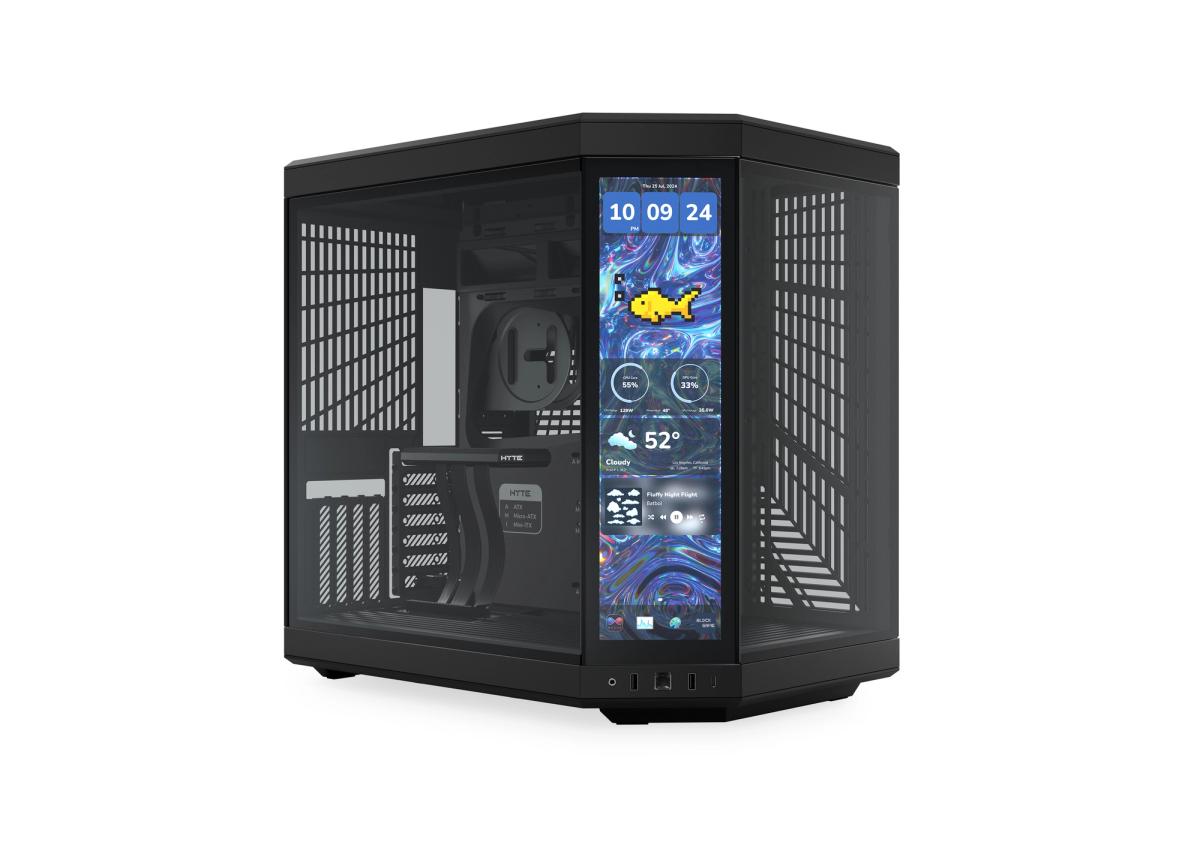 HYTE Y70 TOUCH INFINITE CASE PITCH BLACK
