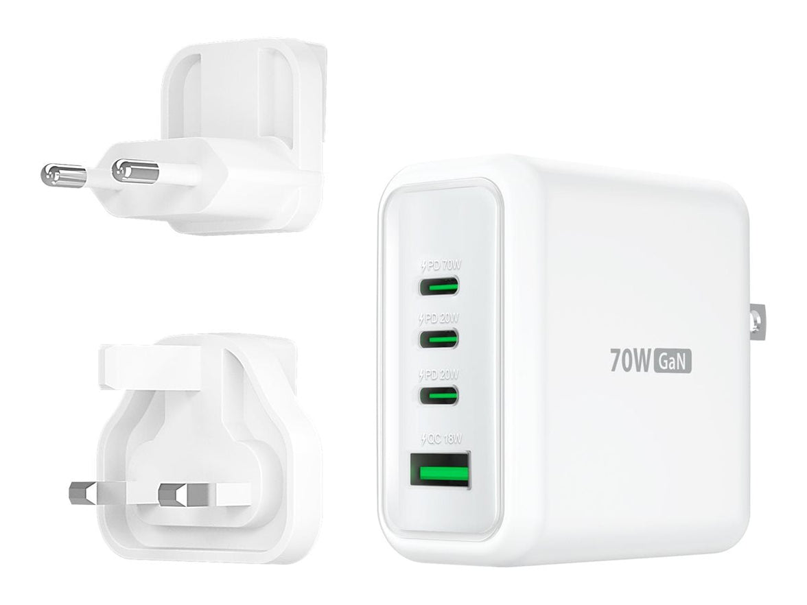 J5CREATE 70W GAN USB-C 4-PORT CHARGER