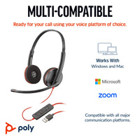 Poly Blackwire 3220, USB-C