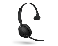 Jabra Evolve2 65 Deskstand Only - Black USB-C Hardwired Cable