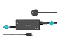 J5CREATE 65W PD USB-C POWER ADAPTER