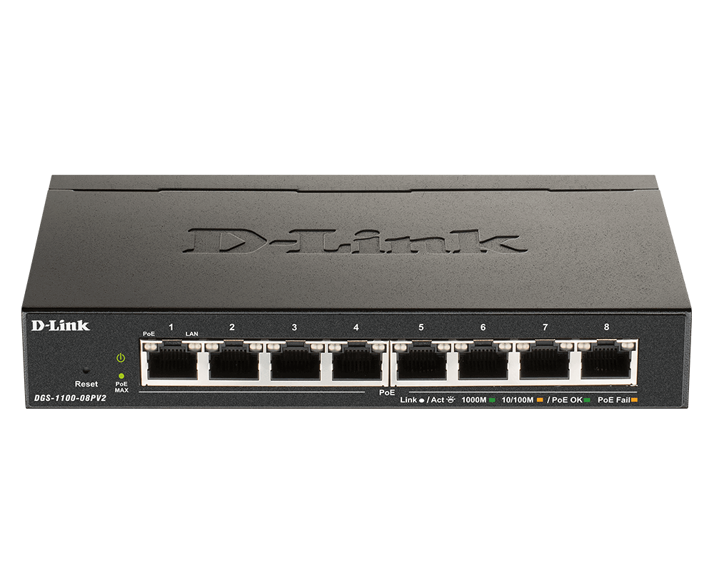 D-LINK DGS-1100 8 PORT SWITCH 08/V2/B