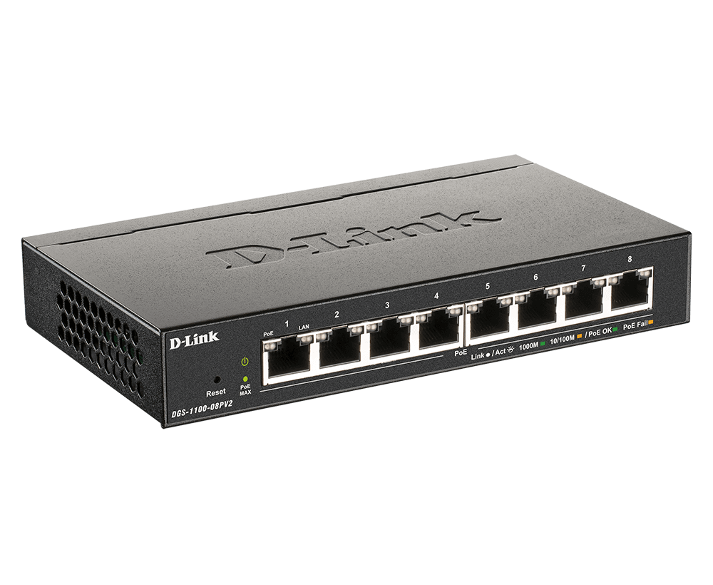 D-LINK DGS-1100 8 PORT SWITCH 08/V2/B
