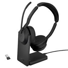 Jabra Evolve2 55 Deskstand Black USB-C Socket No Cable Included