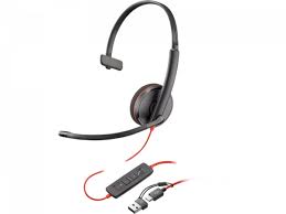 POLY BLACKWIRE MON 3210 USB-A/C