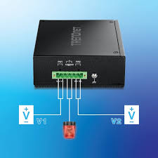 TRENDNET 8PT IND. GB POE+ DIN-RAIL SWITCH 24-56V