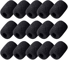 VXI Foam Mic Covers for VR12 Headset - Treated for Anti-Moisture 10pk