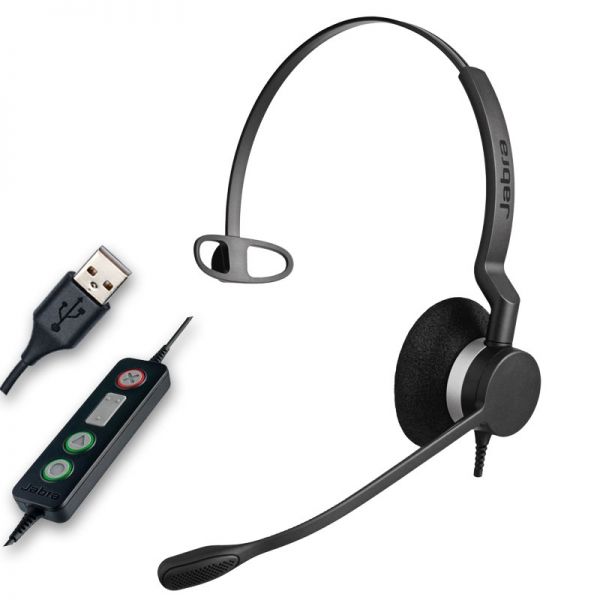 Jabra BIZ 2300 Mono NC Headset USB - MS