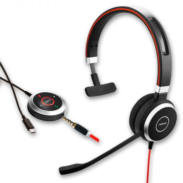Jabra EVOLVE 40 Mono USB-C Headset - UC