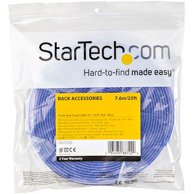 StarTech.com Hook and Loop 25ft.