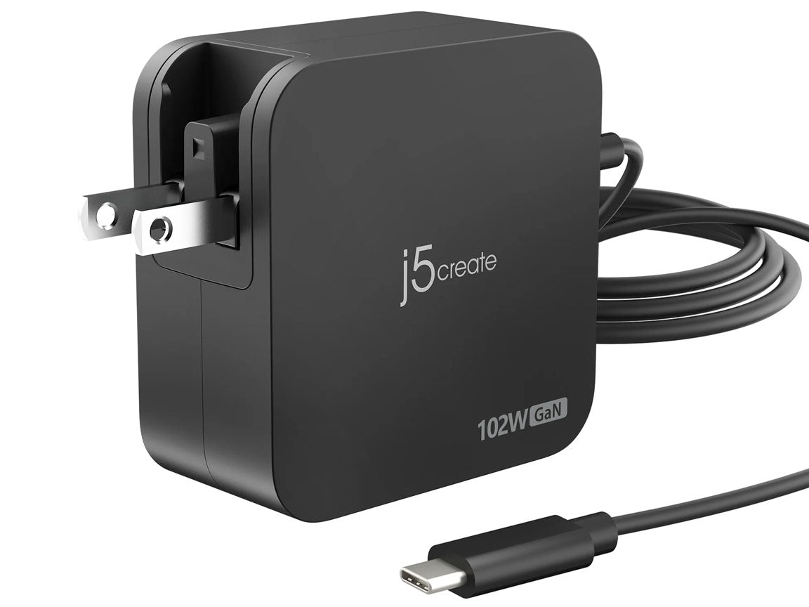 J5CREATE 102W GAN PD USB-C 2-PT CHARGER
