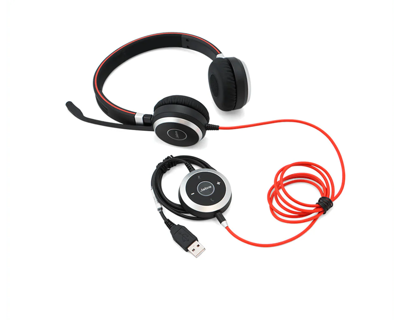 Jabra EVOLVE 40 Duo USB Headset - MS *EOL*