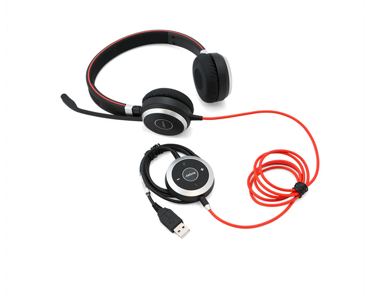 Jabra EVOLVE 40 Duo USB Headset - MS *EOL*