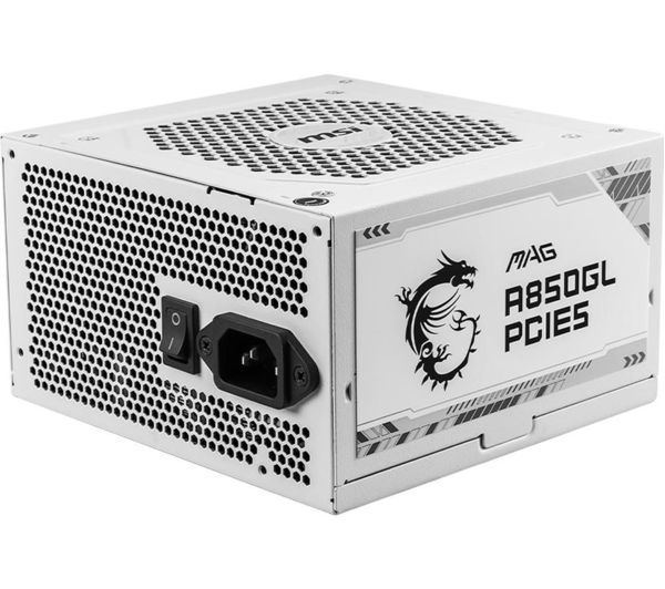 MSI 850W GOLD F/M MAG A850GL PCIE5 WHITE