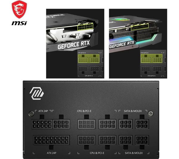 MSI 650W GOLD F/MODULAR MAG A650GL