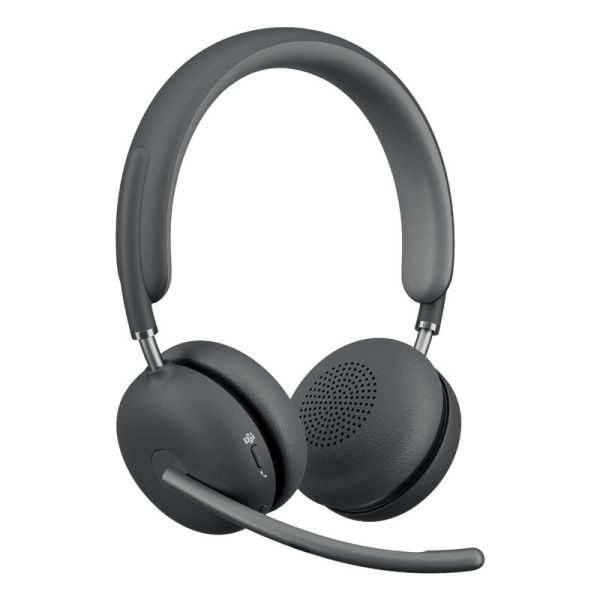 Logitech Zone Wireless 2 Headset Wired &amp; Wireless Head-band Office/Call center USB Type-C Bluetooth Graphite