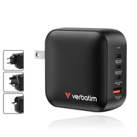Verbatim MINI GAN Charger 100W 4 port