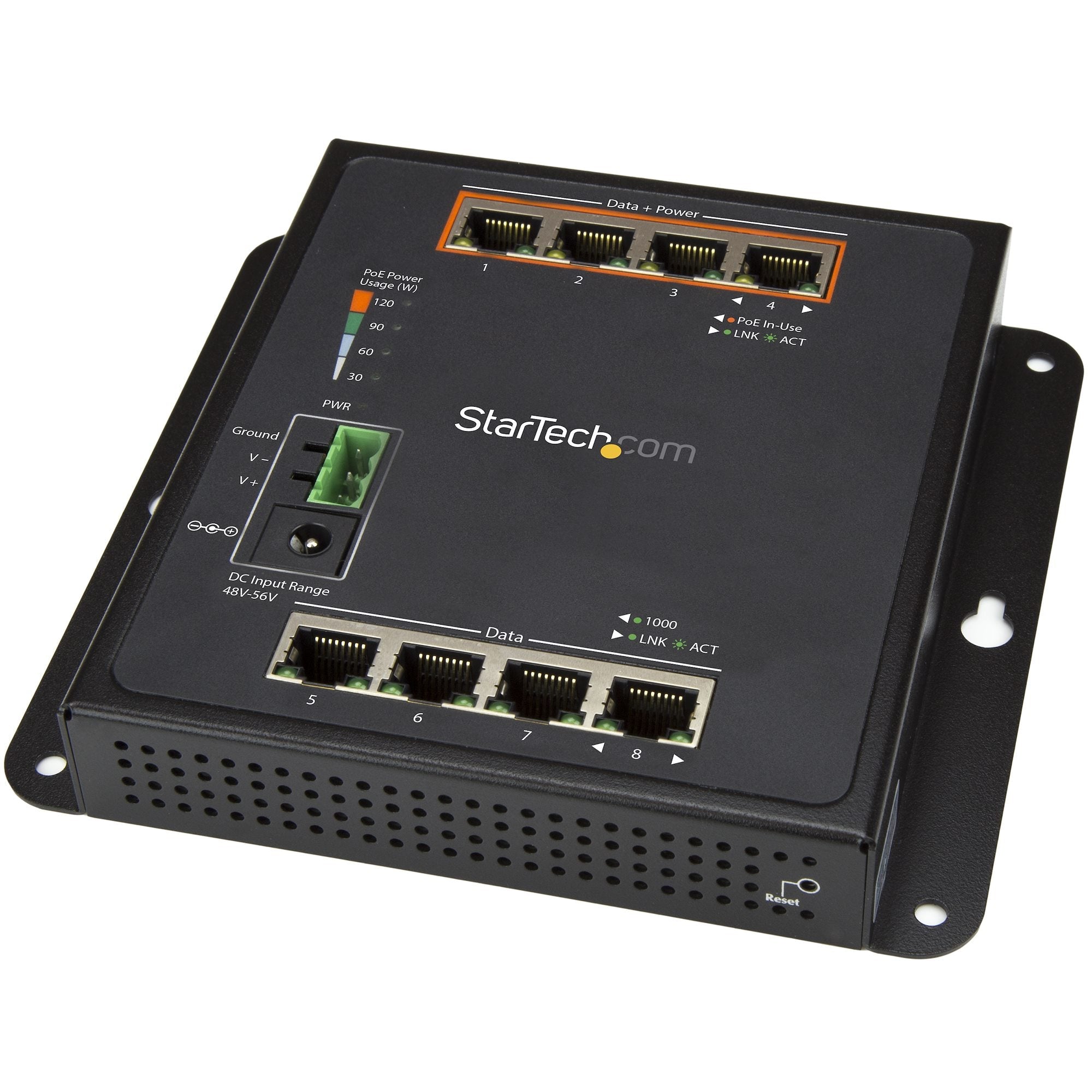 StarTech.com 8-Pt 4PoE GbE Switch