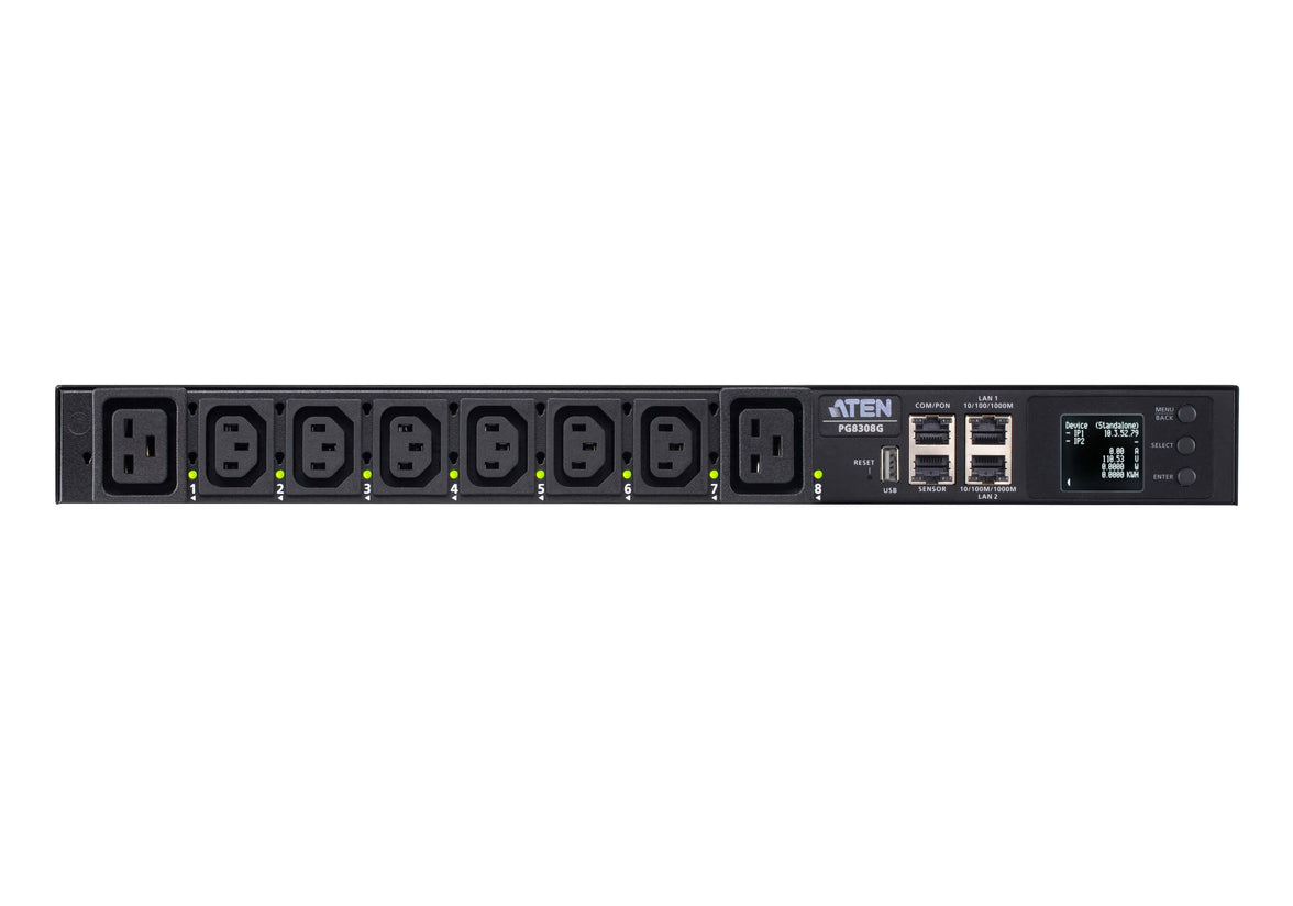 32A 8-OUTLET 1U OUTLET-MET & SWITCH