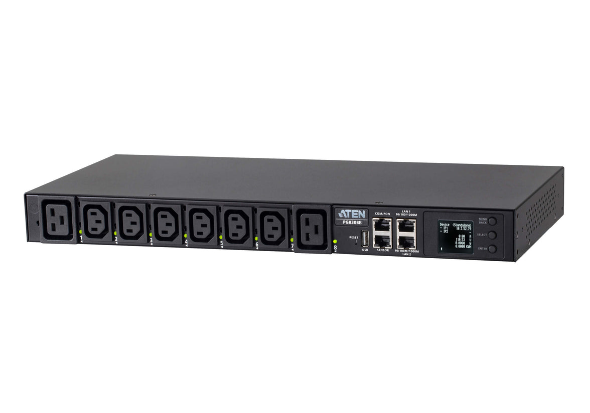 32A 8-OUTLET 1U OUTLET-MET & SWITCH