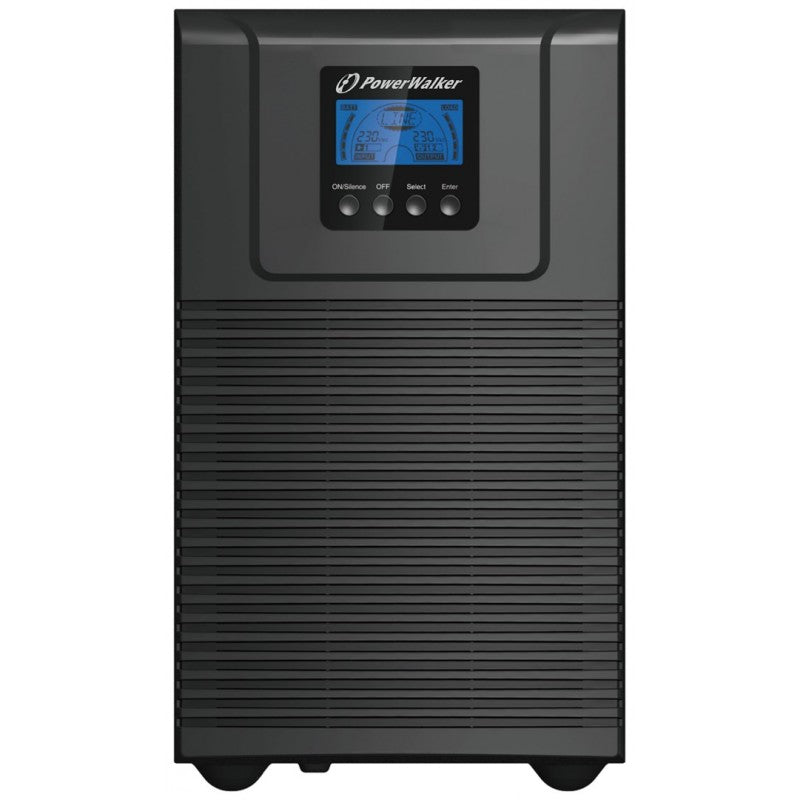 PowerWalker VFI 3000 TGB 3kVA, 2.7kW, 176-300V, 40-70Hz, Black