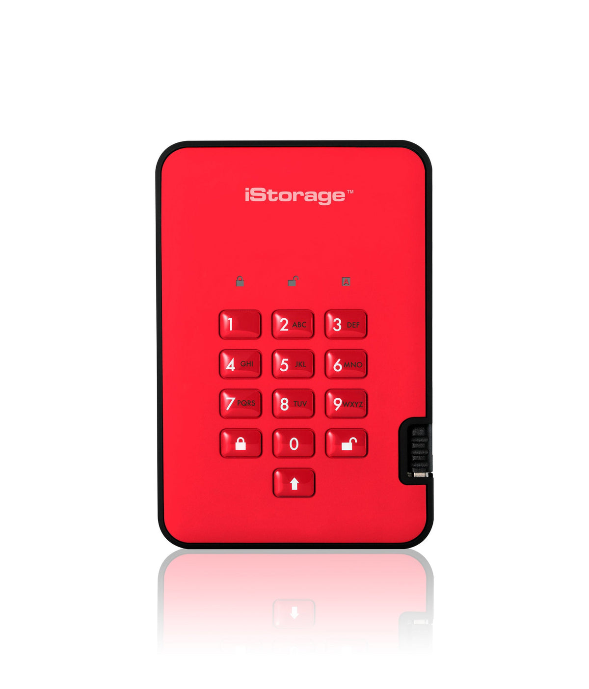 iStorage diskAshur2 SSD 8TB - Red