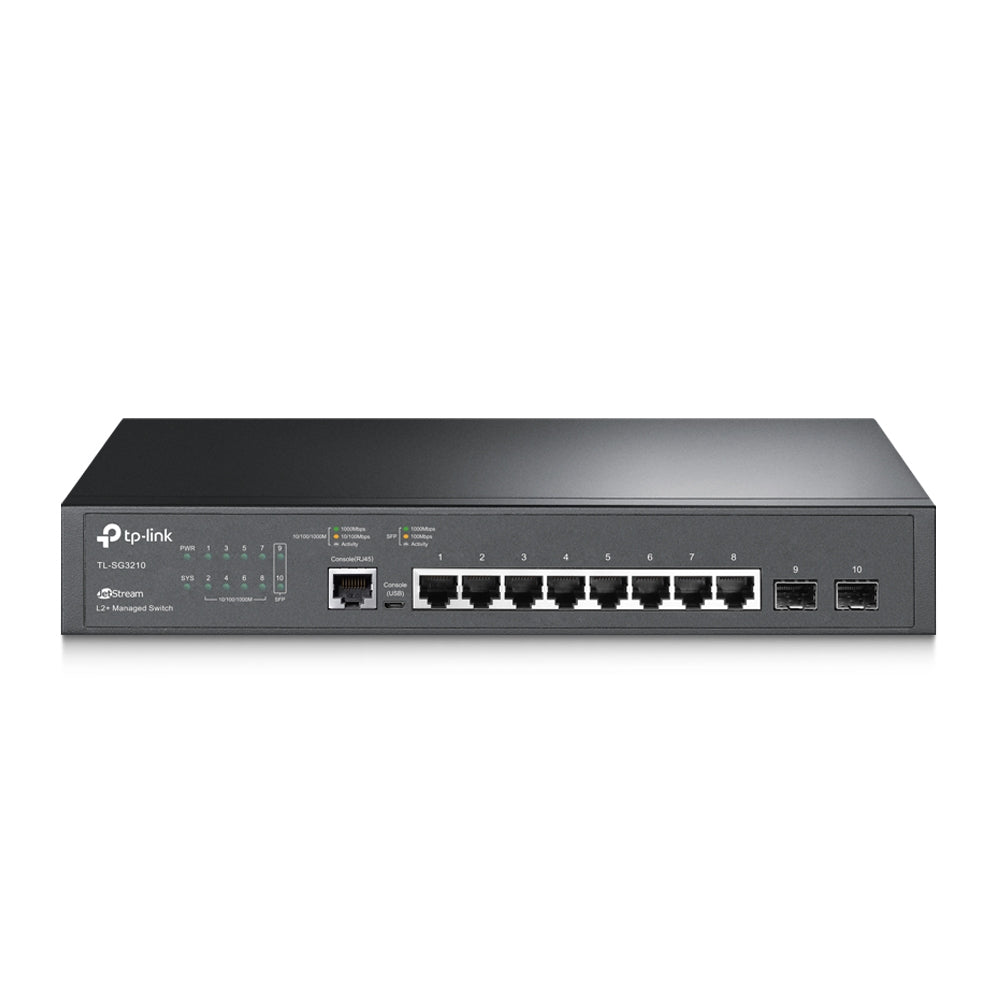 TP-LINK TL-SG3210 8PT GIG MANAGED SW L2