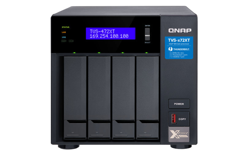 QNAP TVS-472XT-i3-4G/24TB IW 4 Bay DT