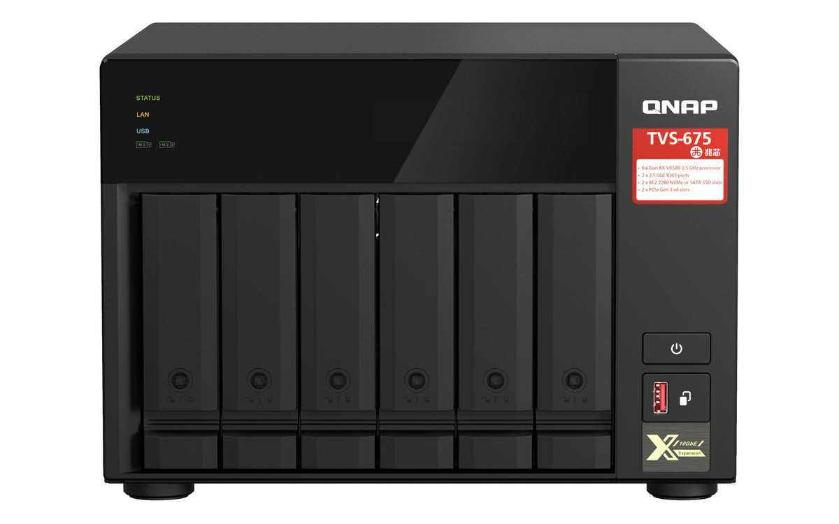 QNAP TVS-675-8G/36TB IW 6 Bay DT