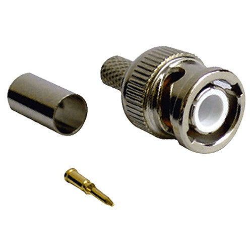 100PK BNC CT125 Crimp Pl RBS TURNED