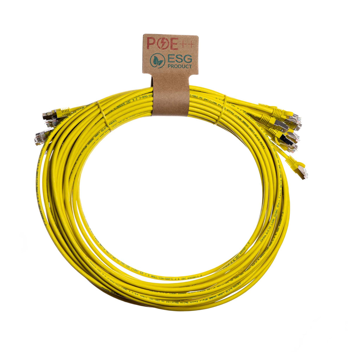 CNL 10PK 0.3M C6a Yw SFTP Ls 26AWG SB