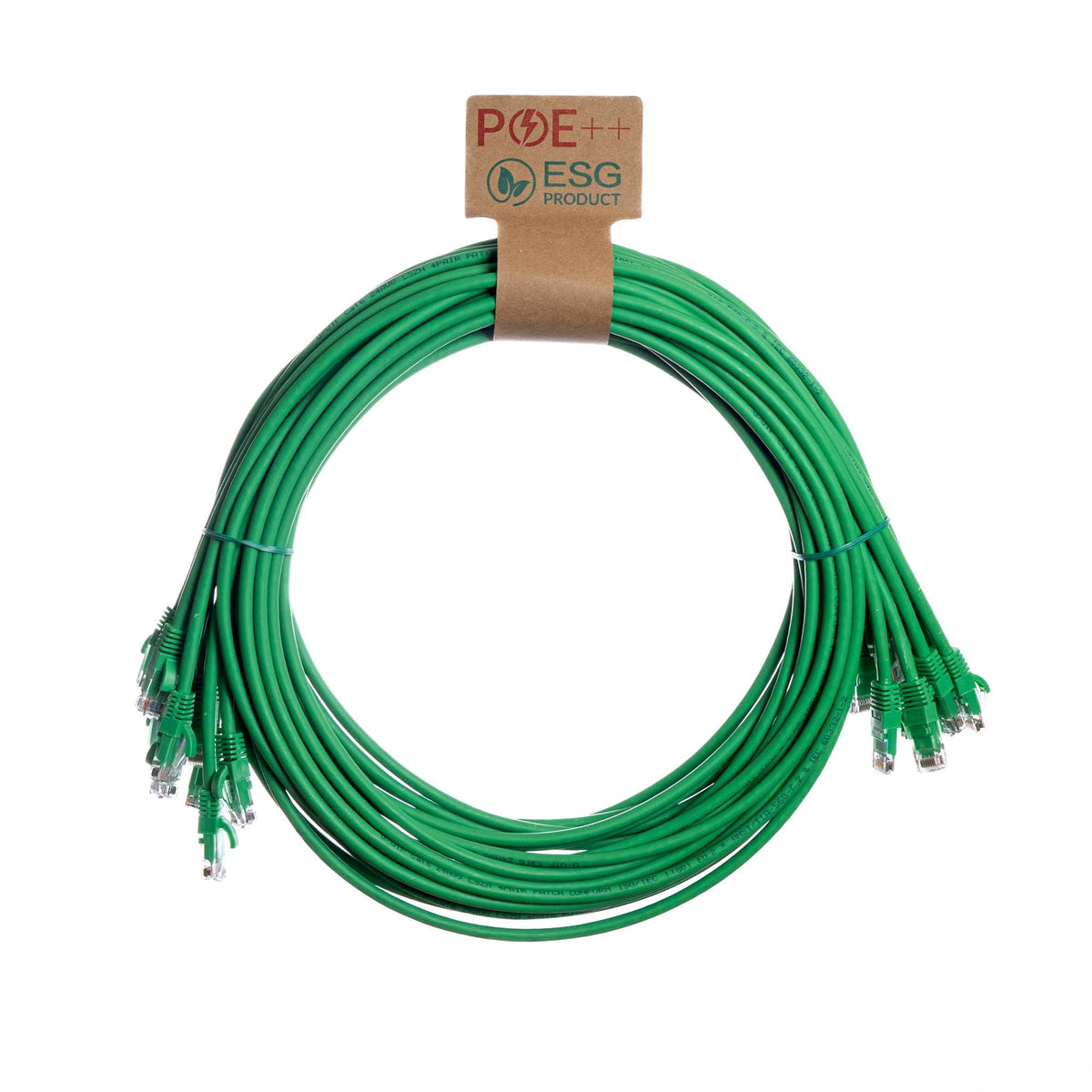 CNL 10PK 0.2M C6 Gn UTP Ls 24AWG SB