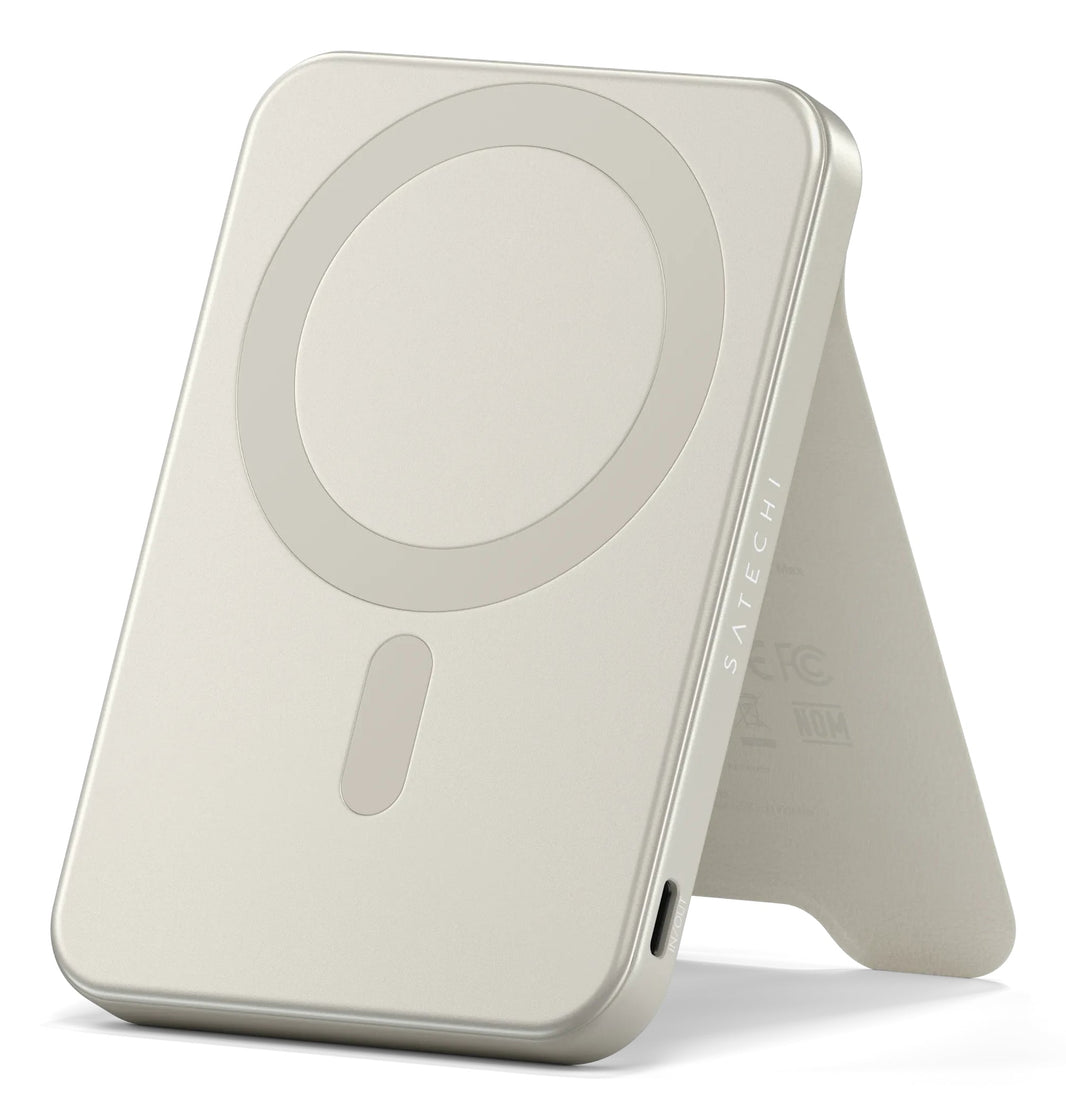 Satechi Qi2 5K Power Bank & Stand Sand