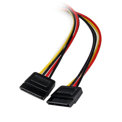 StarTech.com 12"LP4 to 2x SATA Y Cable