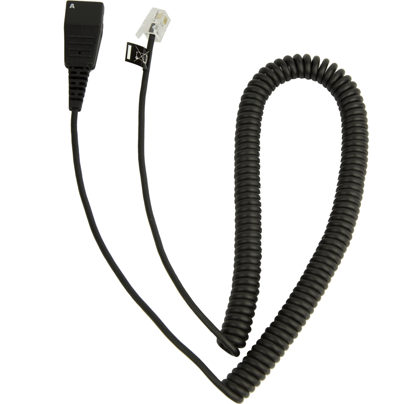 JABRA QD TO MODULAR RJ COILED 2M CORD