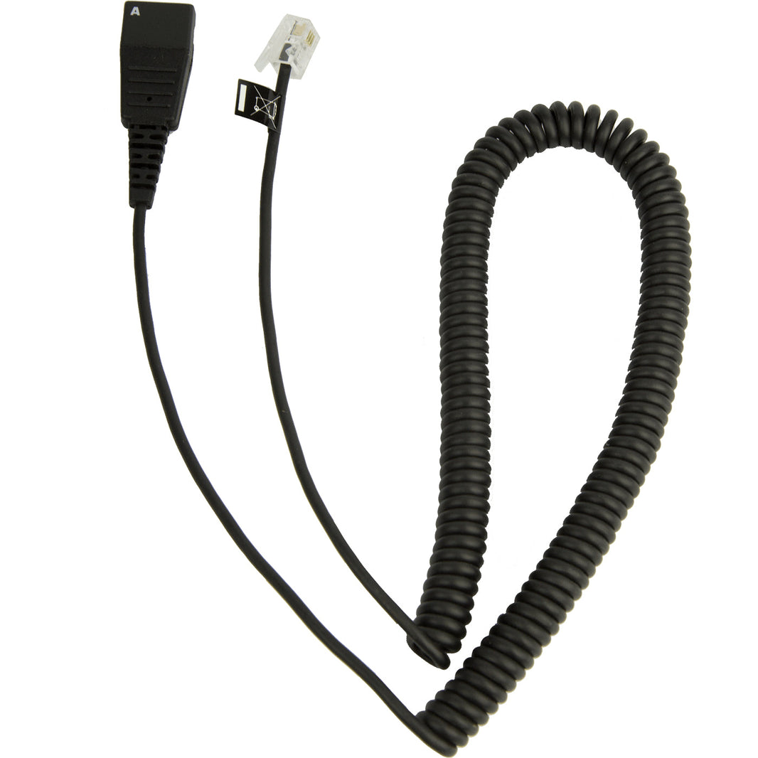 JABRA QD TO MODULAR RJ COILED 2M CORD