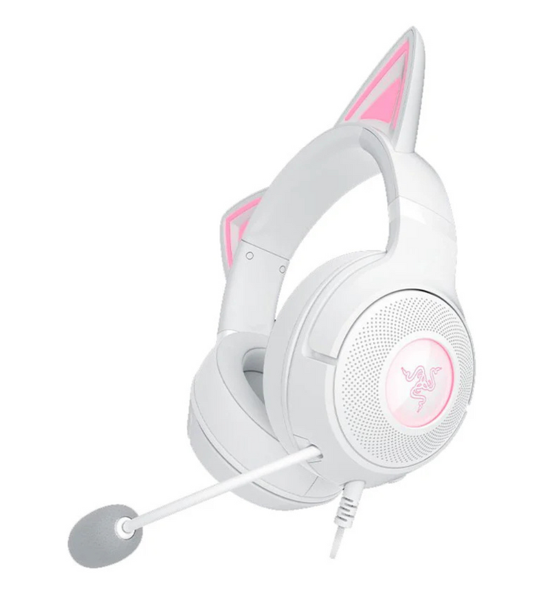 RAZER KRAKEN KITTY V2 GAMING HEADSET WHI