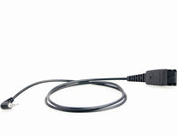 Eartec QD Bottom Cable with 2.5mm Jack Connector