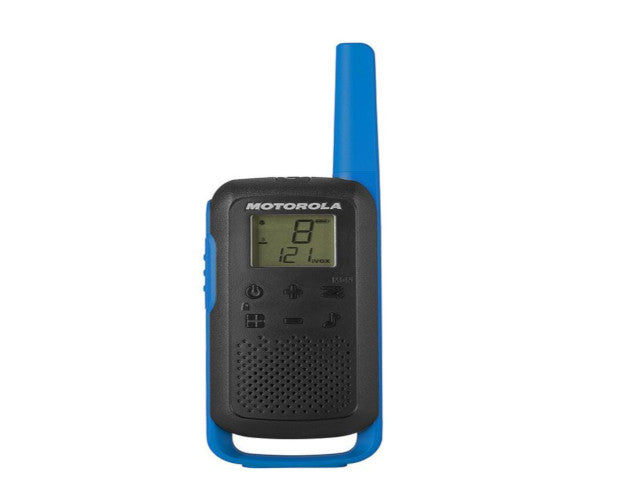 Motorola TALKABOUT T62 PMR446 Twin Pack Blue with Charger