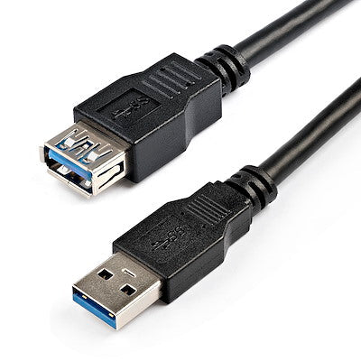 STARTECH 2M BLACK USB 3.0 EXTENSION CABLE M/F