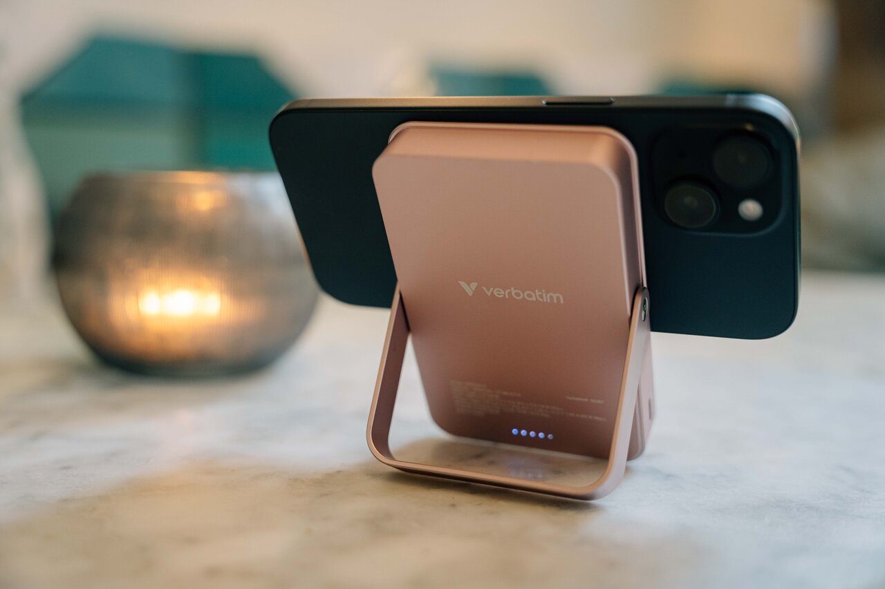 Verbatim Charge Go MagWless 10000 St Pnk