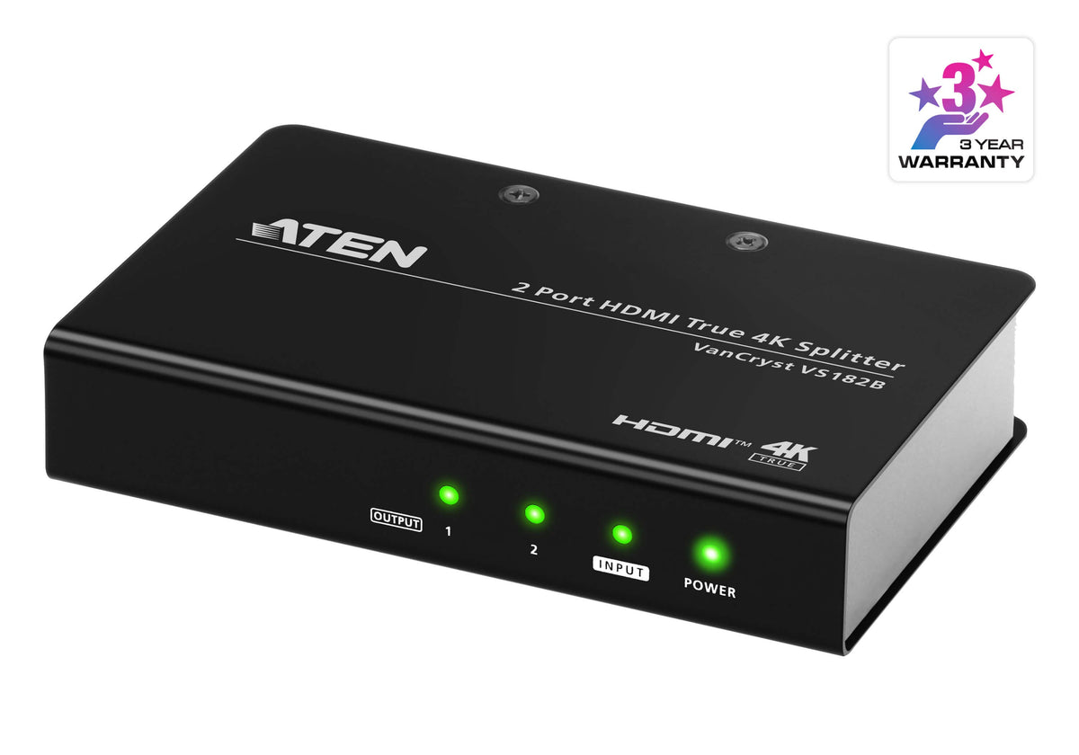 ATEN 4 Port HDMI Splitter Audio 4K60