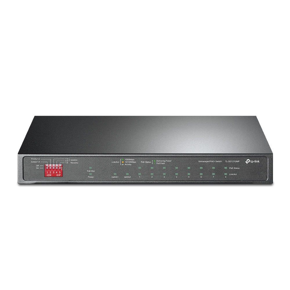 TP-LINK 10PT GB DESKTOP SWT 8PT POE