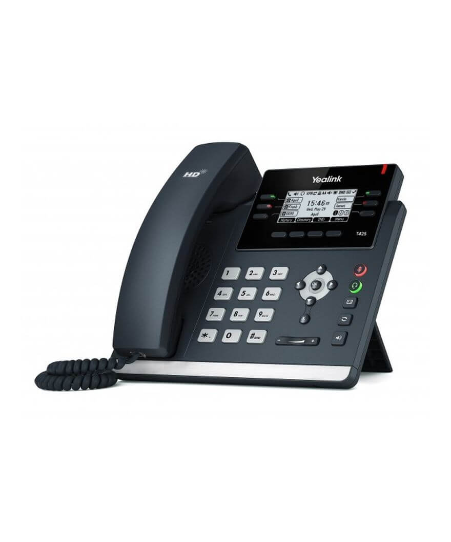 Yealink SIP-T44W IP phone Grey 8 lines LCD Wi-Fi