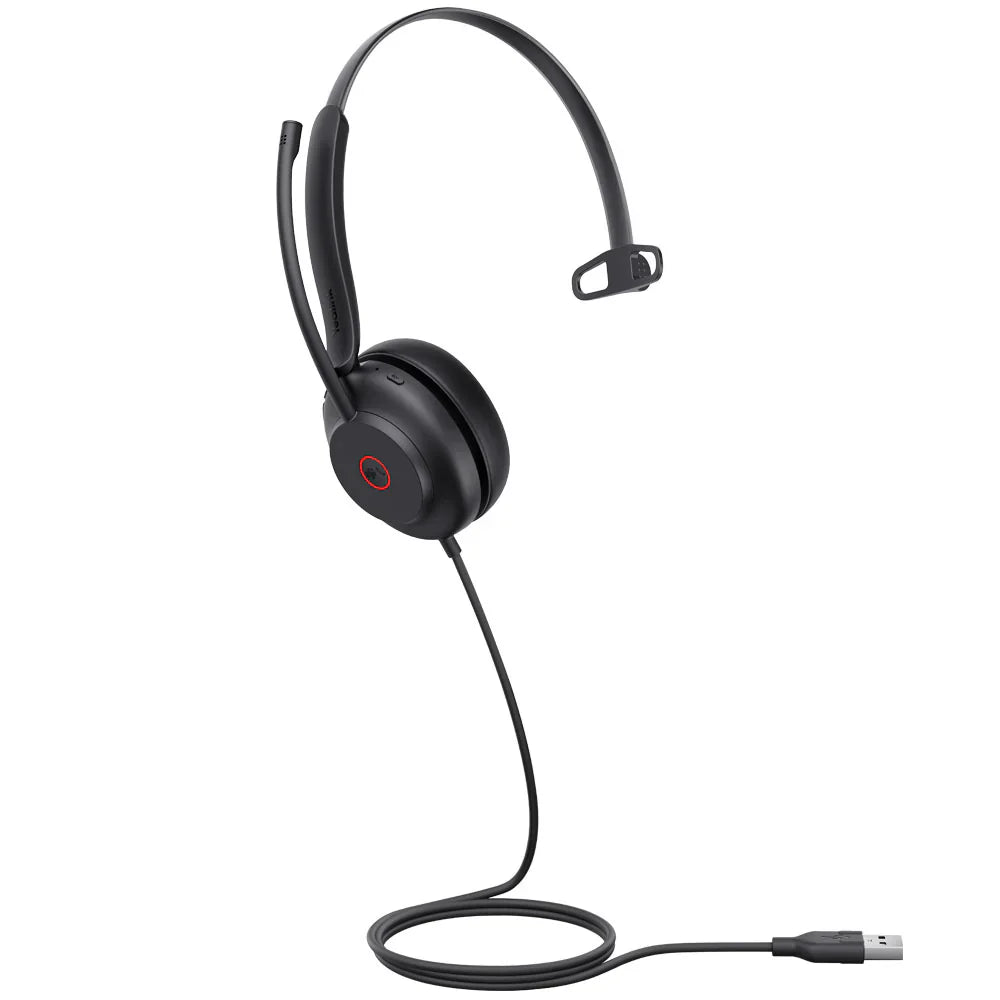 Yealink UH35 Mono USB-A Wired Headset with Leatherette ear cushion (Teams Edition)