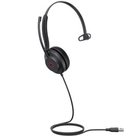 Yealink UH35 Mono USB-A Wired Headset with Leatherette ear cushion (Teams Edition)